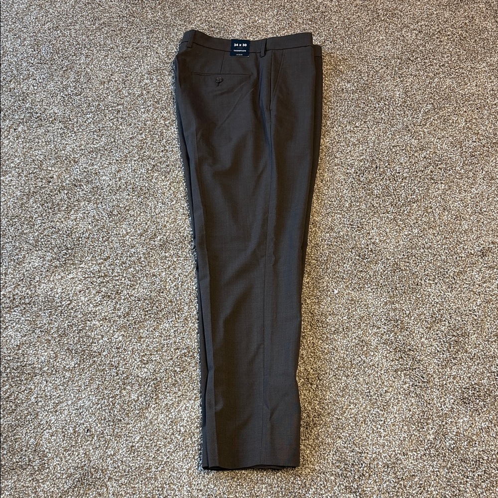 J. Crew Factory Men's Dark Brown Dress Pants